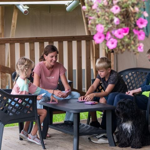 Safaritent 6 personen - incl. toilet