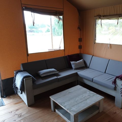 Safaritent 6 personen - XL incl. toilet