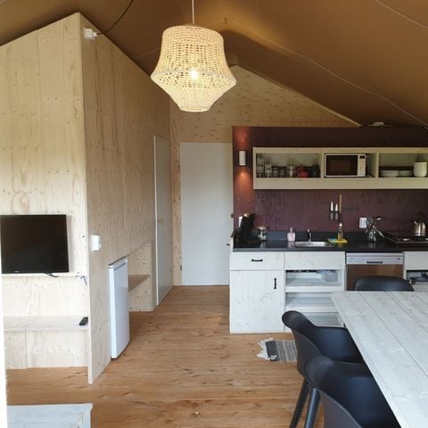 Safaritent 6 personen - XL incl. toilet