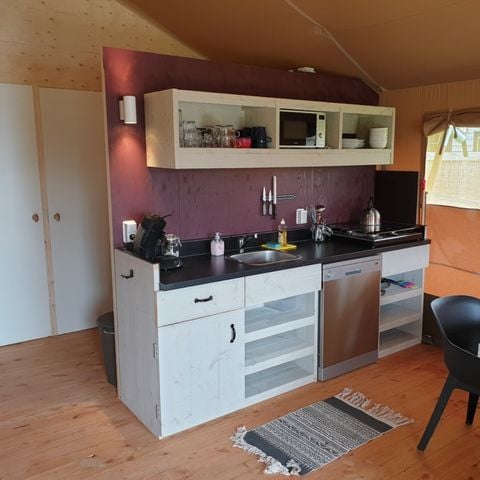 Safaritent 6 personen - XL incl. toilet