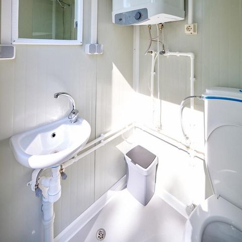 Safaritent 4 personen - Compact met privé sanitair unit