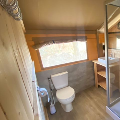 Safaritent 5 personen - incl. sanitair