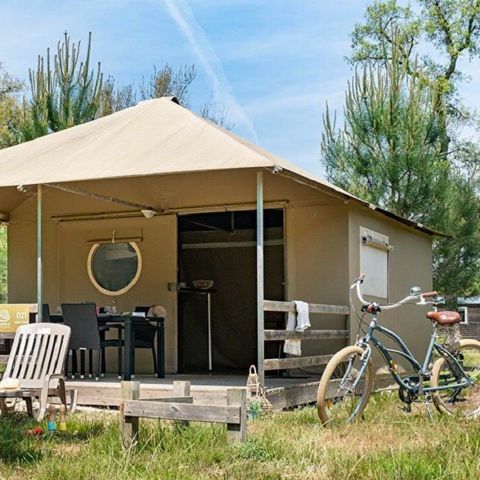 Safaritent 4 personen - incl. sanitair