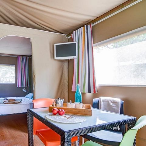 Safaritent 4 personen - incl. sanitair