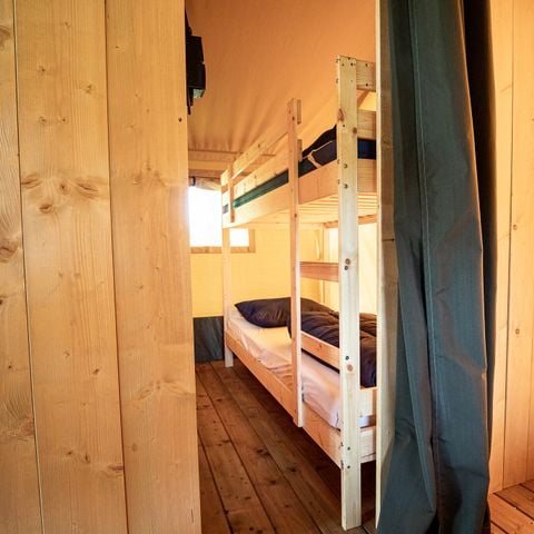 Safaritent 4 personen - incl. sanitair