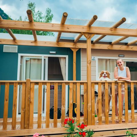 Stacaravan 5 personen - Cottage Next XL Superior Hond
