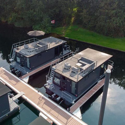 Lodge 6 personen - Lodge Houseboat met dakterras