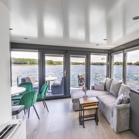 Lodge 6 personen - Houseboat met XL Hottub