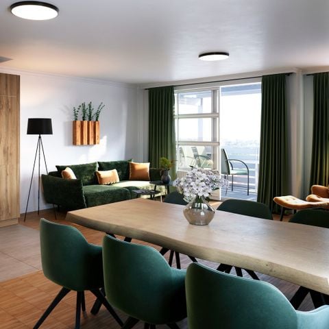 APPARTEMENT 6 personen - luxe 4+2P met uitzicht