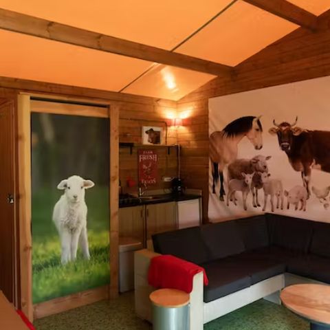 Bungalowtent 6 personen - Bungalowtent Boerderijhuisje