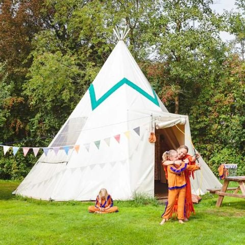 UNIEKE ACCOMMODATIE 4 personen - Tipi Jippi Tipi