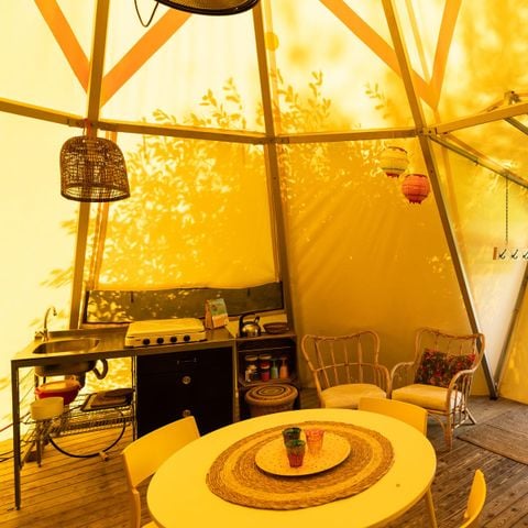 UNIEKE ACCOMMODATIE 4 personen - Tipi Jippi Tipi