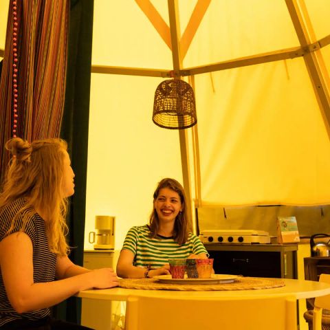 UNIEKE ACCOMMODATIE 4 personen - Tipi Jippi Tipi