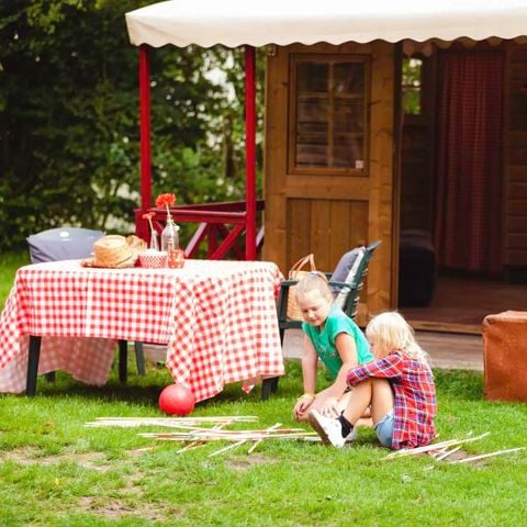 Bungalow 6 personen - Zweedse tenthuisjes
