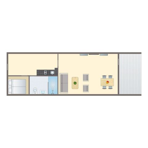 APPARTEMENT 4 personen - 2-4B3