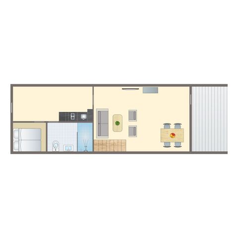APPARTEMENT 6 personen - 2-6B2