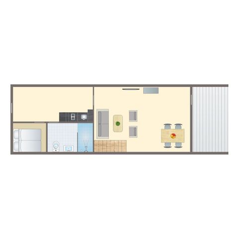 APPARTEMENT 4 personen - 4C2