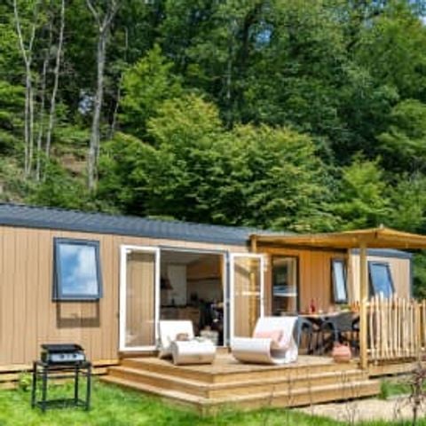 Stacaravan 6 personen - Cottage Cocoon 6p 3ch 2SdB airconditioning Premium