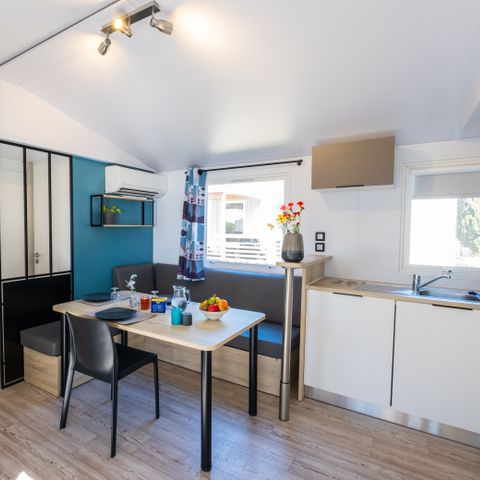Stacaravan 4 personen - Gezellig LV Clim - 2 slaapkamers - 4 personen