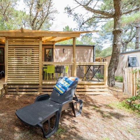 Stacaravan 6 personen - Cottage Violette 6 pers 3 slaapkamers 1 badkamer ****