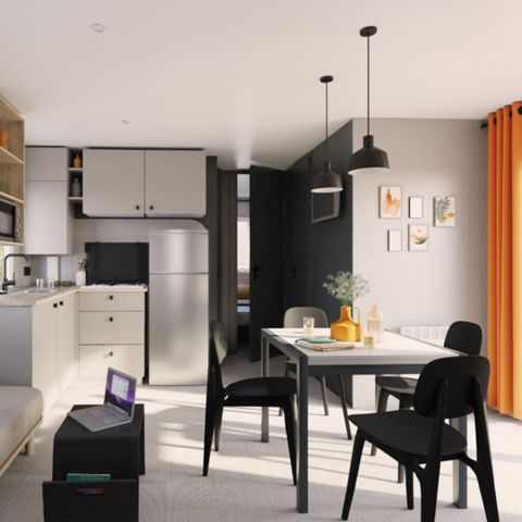 Stacaravan 8 personen - Cottage Rosa 8 pers 4 slaapkamers 2 badkamers ****