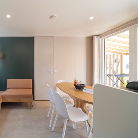 Stacaravan 6 personen - Vakantiehuis Horthense 6 pers 3 slaapkamers 2 badkamers *****