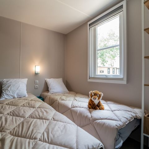 Stacaravan 6 personen - Vakantiehuis Horthense 6 pers 3 slaapkamers 2 badkamers *****