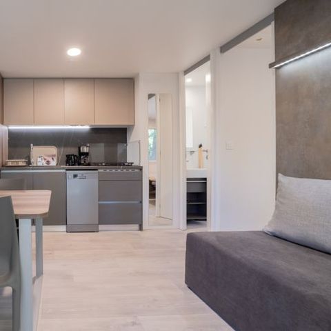 Stacaravan 4 personen - Cottage Orchidée 4 pers 2 slaapkamers 2 badkamers *****