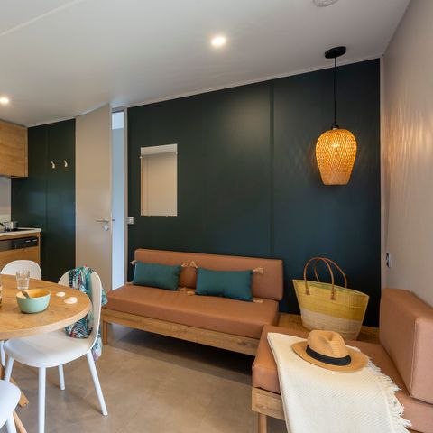 Stacaravan 4 personen - Cottage Select TV LV Wifi Plancha - 2 slaapkamers en 2 badkamers - 4 pers
