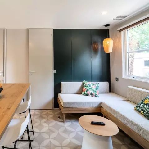 Stacaravan 6 personen - Cottage Violette 4 Kamers 6 Personen + TV