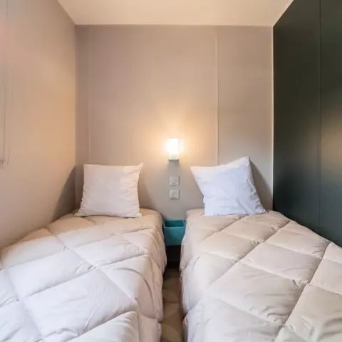 Stacaravan 6 personen - Cottage Violette 4 Kamers 6 Personen + TV