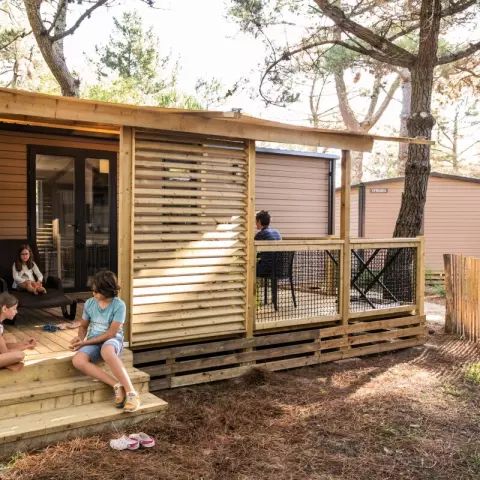 Stacaravan 6 personen - Cottage Violette 4 Kamers 6 Personen + TV