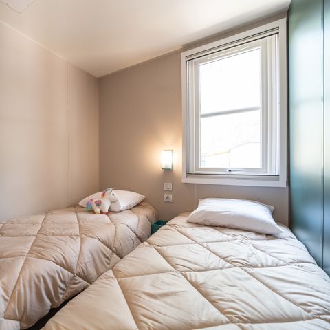 Stacaravan 4 personen - Cottage 4 Paces 2 slaapkamers TV LV Ventilator Iris