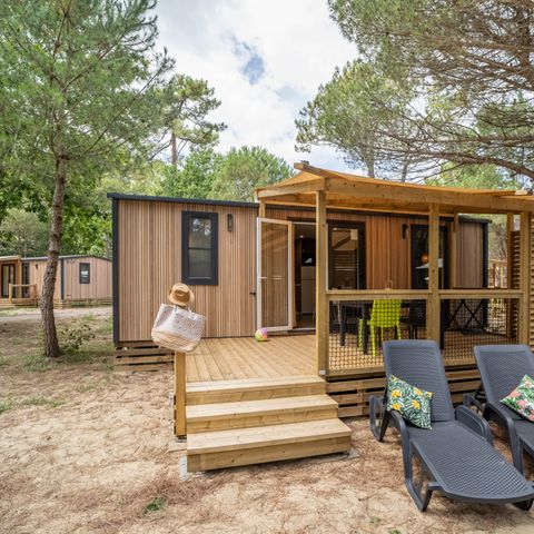 Stacaravan 4 personen - Cottage 4 Paces 2 slaapkamers TV LV Ventilator Iris