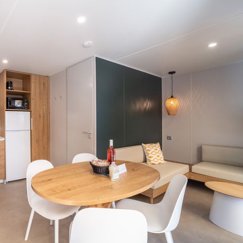 Stacaravan 4 personen - Cottage 4 Paces 2 slaapkamers TV LV Ventilator Iris