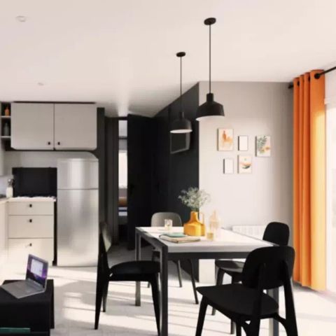 Stacaravan 8 personen - Cottage Rosa 5 kamers voor 8 personen 2 badkamers **** (in het Frans)