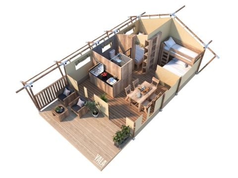 Safaritent 5 personen - Comet 27