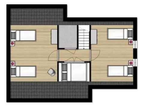 Bungalow 4 personen - Esdorp met Bedstee | 4+2 personen