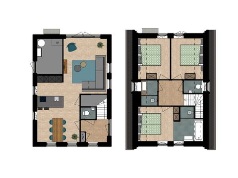 VAKANTIEHUIS 6 personen - Koggehuys Buitenbubbelbad 