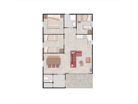 Lodge 6 personen - Wijze Varen