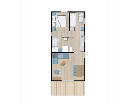 Bungalow 5 personen - Vlindertjes Venhuis