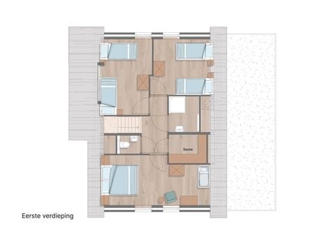 Villa 8 personen - Woezel & Pip