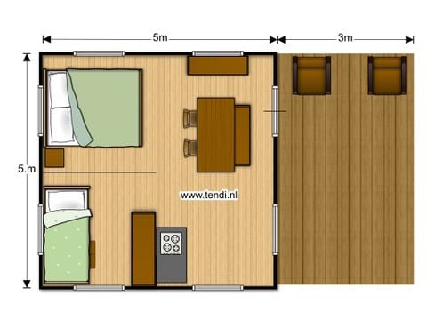 Safaritent 6 personen