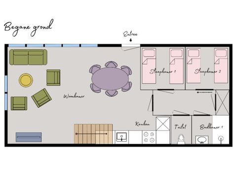 Villa 6 personen - Vakantievilla Uitgeest met dakterras
