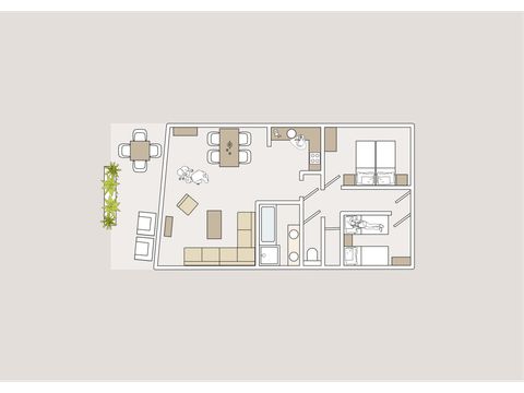 Appartement 4 personen - Large