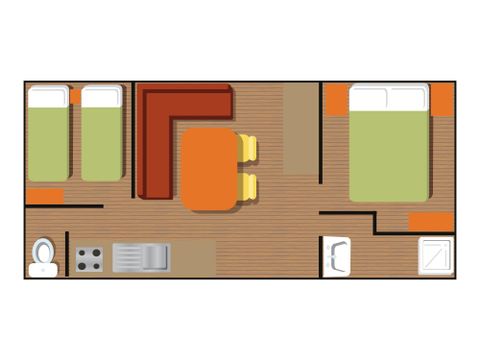 Stacaravan 4 personen - MERCURE