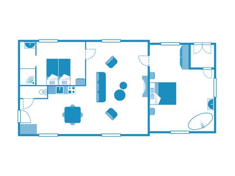APPARTEMENT 4 personen - APPARTEMENT Delacroix 4p 2bed PRESTIGE