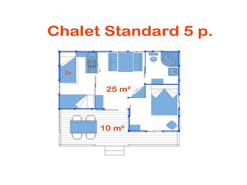 Chalet 6 personen - Standaard