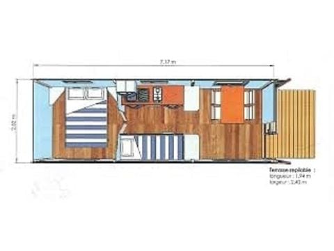 Accommodatie 4 personen - Ongewoon - La Roulotte (zonder sanitair)