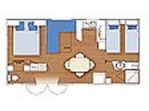 Stacaravan 4 personen - COMFORT
